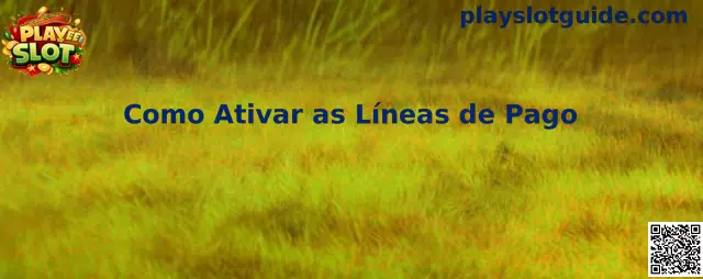 Cómo activar las líneas de pago en Play Slot