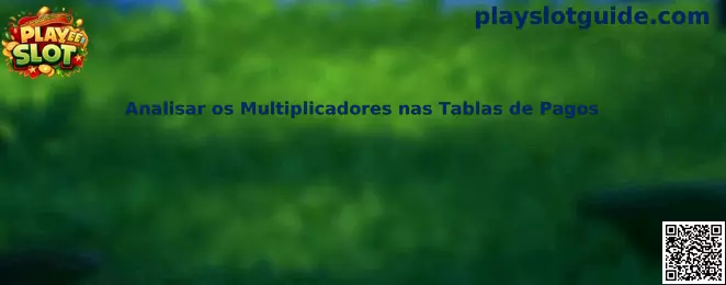 Análisis de multiplicadores en tablas de pagos de Play Slot